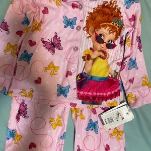 Girl Disney Flannel Set Size 4 NWT